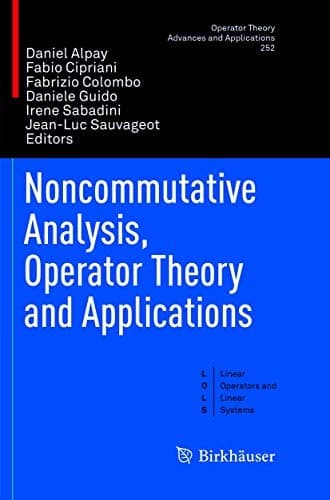 Tapa de Noncommutative Analysis, Operator Theory and Applications