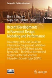 Tapa de Recent Developments in Pavement Design, Modeling and Performance