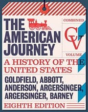 Tapa de American Journey, The, Combined Volume, Books a la Carte Edition Plus NEW MyHistoryLab for U.S. History -- Access Card