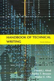 Tapa de Handbook of Technical Writing, Ninth Edition