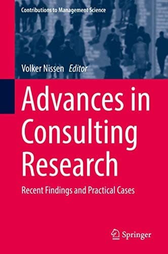 Tapa de Advances in Consulting Research