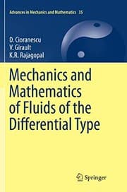 Tapa de Mechanics and Mathematics of Fluids of the Differential Type