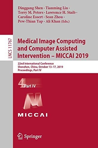 Tapa de Medical Image Computing and Computer Assisted Intervention – MICCAI 2019
