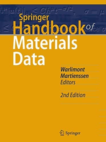 Tapa de Springer Handbook of Materials Data