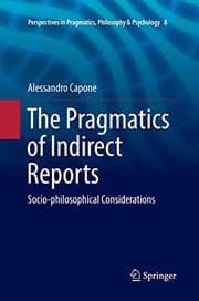 Tapa de The Pragmatics of Indirect Reports
