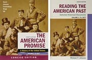 Tapa de The American Promise : A Concise History, Volume 1 & Reading the American Past : Selected Historical Documents, Volume 1