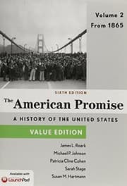 Tapa de America Promise, Value Edition 6e V2 & LaunchPad for The American Promise and Value Edition 6e
