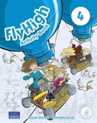 Tapa de Fly High Level 4 Activity Book and CD ROM Pack