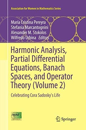 Tapa de Harmonic Analysis, Partial Differential Equations, Banach Spaces, and Operator Theory