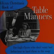 Tapa de Glynn Christian's book of-- table manners