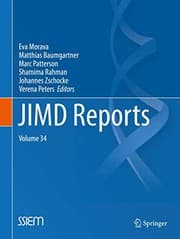 Tapa de JIMD Reports, Volume 34