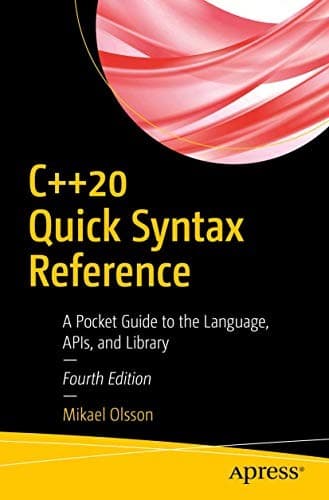 Tapa de C++20 Quick Syntax Reference