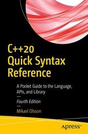 Tapa de C++20 Quick Syntax Reference