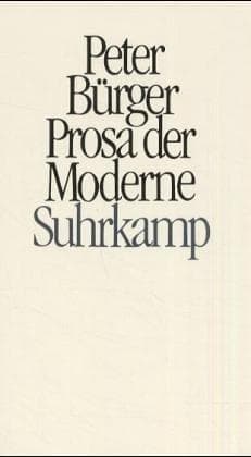 Tapa de Prosa der Moderne
