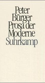 Tapa de Prosa der Moderne