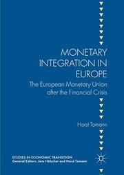 Tapa de Monetary Integration in Europe
