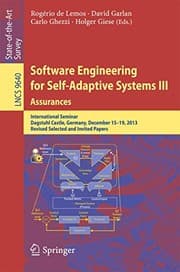 Tapa de Software Engineering for Self-Adaptive Systems III. Assurances