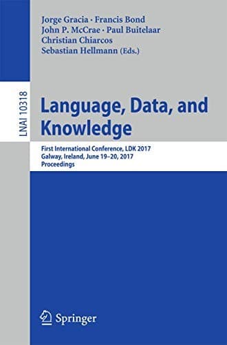 Tapa de Language, Data, and Knowledge