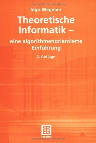 Tapa de Theoretische Informatik - eine algorithmenorientierte Einführung
