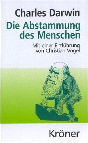 Tapa de Die Abstammung des Menschen.