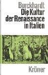 Tapa de Die Cultur der Renaissance in Italien