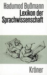Tapa de Lexikon der Sprachwissenschaft