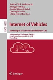 Tapa de Internet of Vehicles. Technologies and Services Towards Smart City