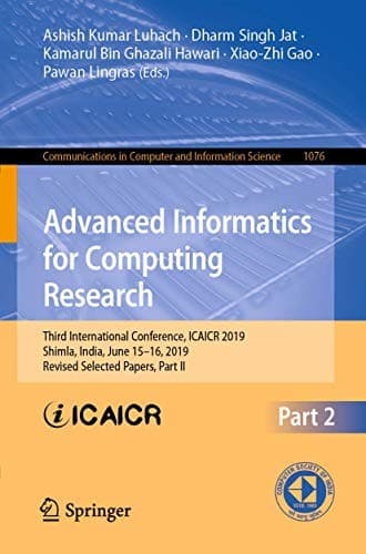 Tapa de Advanced Informatics for Computing Research