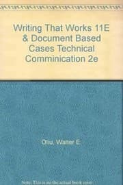 Tapa de Writing that Works 11e & Document Based Cases Technical Comminication 2e