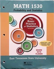 Tapa de The Basic Practice of Statistics - Custom Edition for ETSU 7th ed.