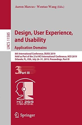 Tapa de Design, User Experience, and Usability. Application Domains