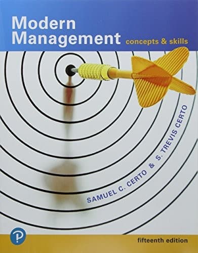Tapa de Modern management