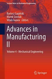 Tapa de Advances in Manufacturing II