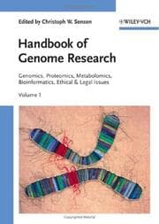 Tapa de Handbook of Genome Research