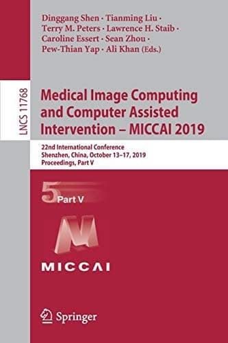 Tapa de Medical Image Computing and Computer Assisted Intervention – MICCAI 2019