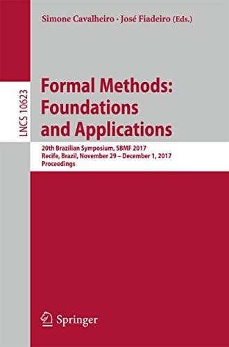 Tapa de Formal Methods : Foundations and Applications