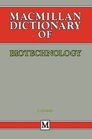 Tapa de Macmillan Dictionary of Biotechnology