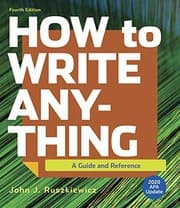 Tapa de How to Write Anything with 2020 APA Update