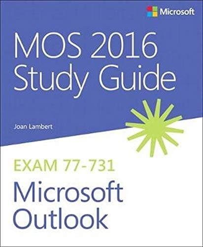 Tapa de MOS 2016 Study Guide for Microsoft Outlook