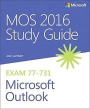 Tapa de MOS 2016 Study Guide for Microsoft Outlook