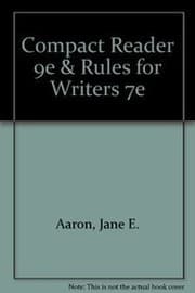 Tapa de Compact Reader 9e & Rules for Writers 7e