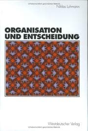 Tapa de Organisation und Entscheidung