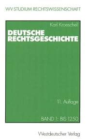 Tapa de Deutsche Rechtsgeschichte