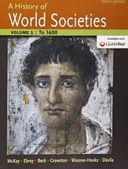 Tapa de History of World Societies 10e V1 & LaunchPad for History of World Societies 10e