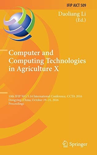 Tapa de Computer and Computing Technologies in Agriculture X