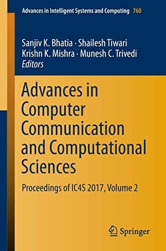Tapa de Advances in Computer Communication and Computational Sciences