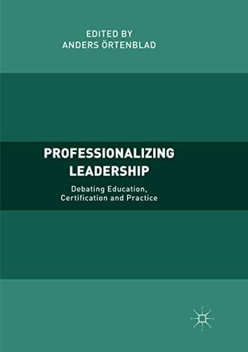 Tapa de Professionalizing Leadership