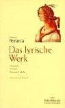 Tapa de Das lyrische Werk. Canzoniere - Triumphe - Verstreute Gedichte