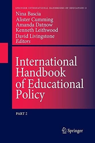 Tapa de International Handbook of Educational Policy