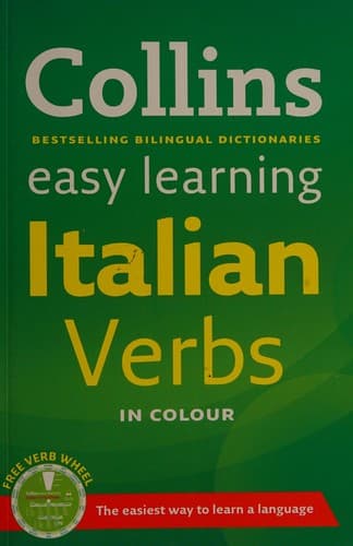 Tapa de Collins Italian verbs